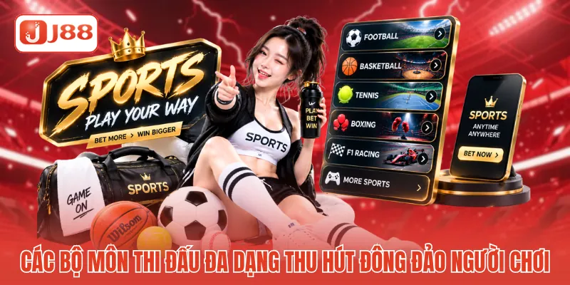 Các bộ môn thi đấu đa dạng thu hút đông đảo người chơi