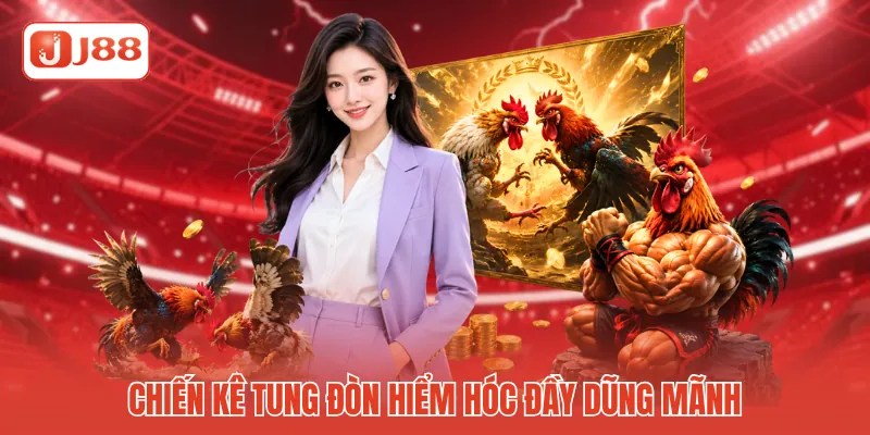 Chiến kê tung đòn hiểm hóc đầy dũng mãnh