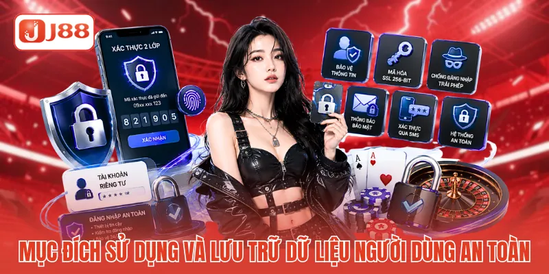 Mục đích sử dụng và lưu trữ dữ liệu người dùng an toàn