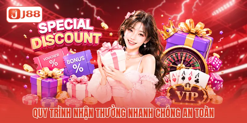 Quy trình nhận thưởng nhanh chóng an toàn